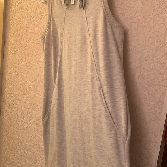 Sport summer dress, Gray colour front pockets - Picture 2 of 6